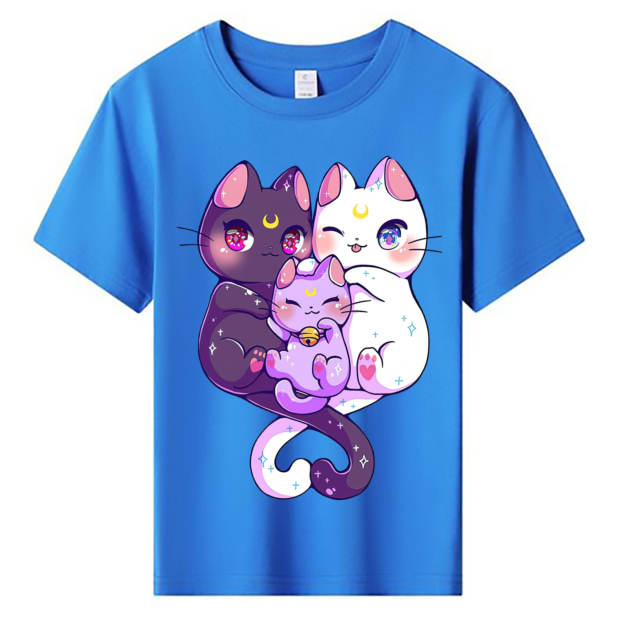 （画像用） 美少女戦士セーラームーン Sailor Moon 綿100％キッズTシャツ（フロントプリント）